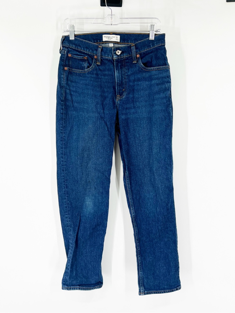 Abercrombie & Fitch Curve Love The ‘90s Straight Jeans Mid-Rise